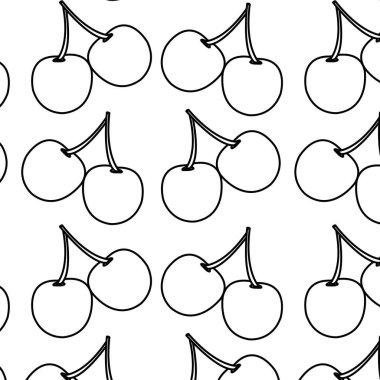 İzole kiraz tasarım