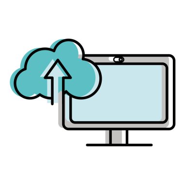 renk bilgisayar teknolojisi ile bulut veri yükleme taşındı