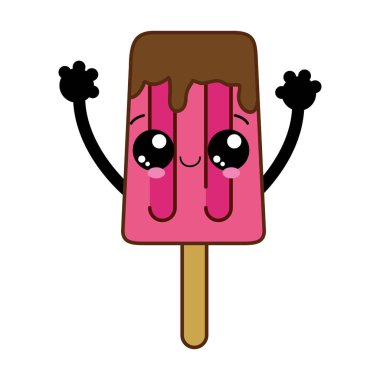 İzole buzlu şeker tasarım