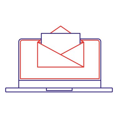 İzole laptop tasarım