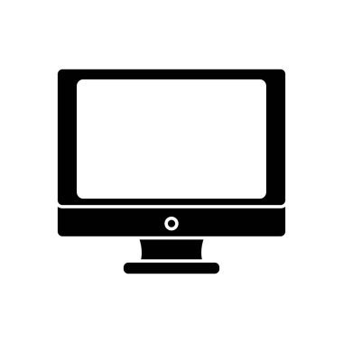 siluet elektronik ekran bilgisayar teknoloji tasarım