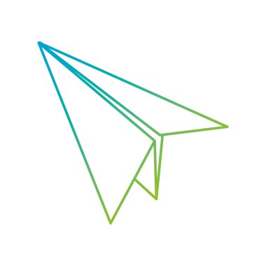 İzole paperplane tasarım