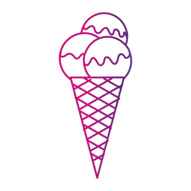 İzole dondurma tasarım