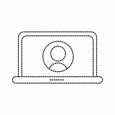 İzole laptop tasarım