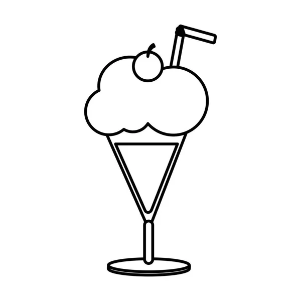 Дизайн ізольованого морозива — стоковий вектор