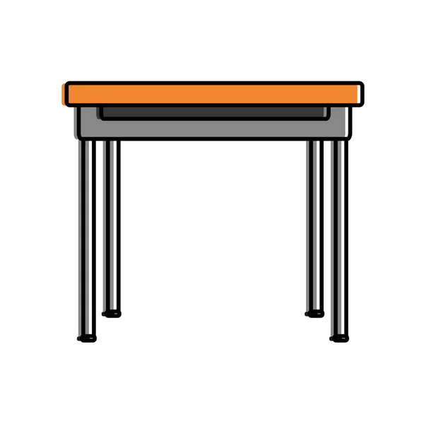 Schultischgestaltung — Stockvektor