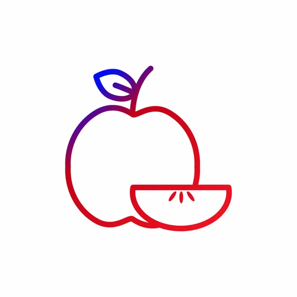 Ізольована apple дизайн — стоковий вектор