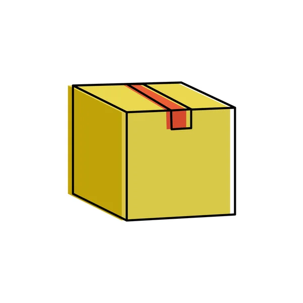 İzole kutusunu Tasarım — Stok Vektör