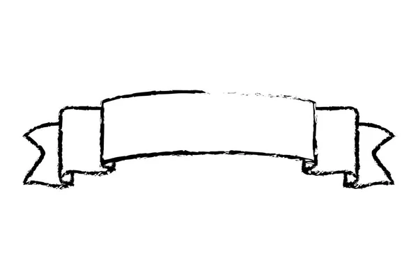 Grunge ribbon objekt do veselé dekorace — Stockový vektor