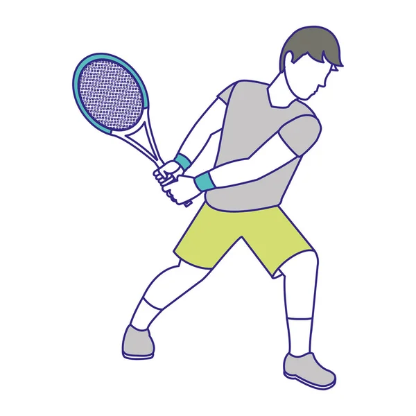 Tennisspieler-Design — Stockvektor