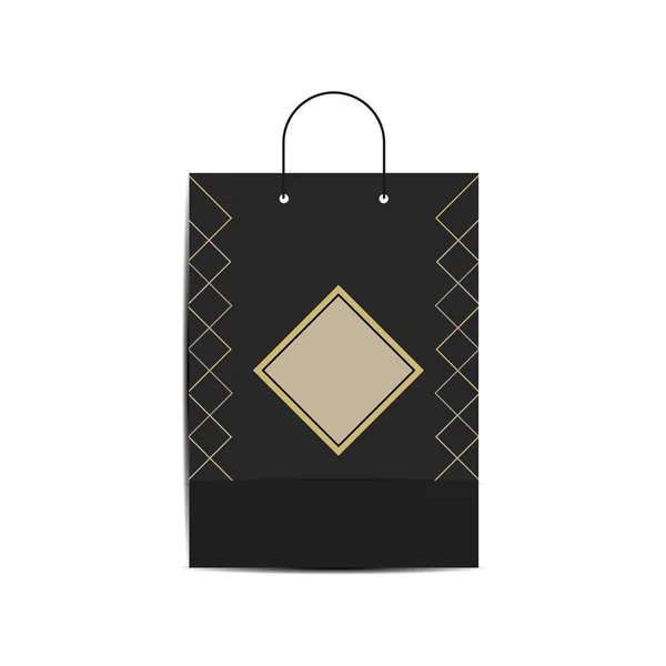 Marchio shopping bag design — Vettoriale Stock