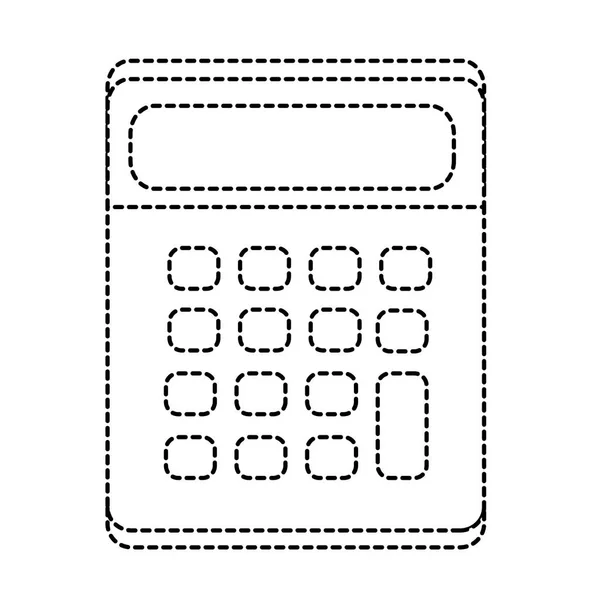 Diseño de calculadora aislada — Vector de stock