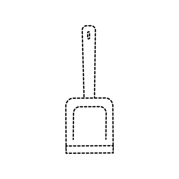Diseño de pala aislada — Vector de stock