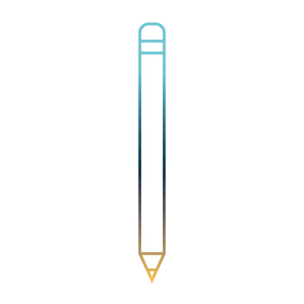 Diseño de lápiz aislado — Vector de stock