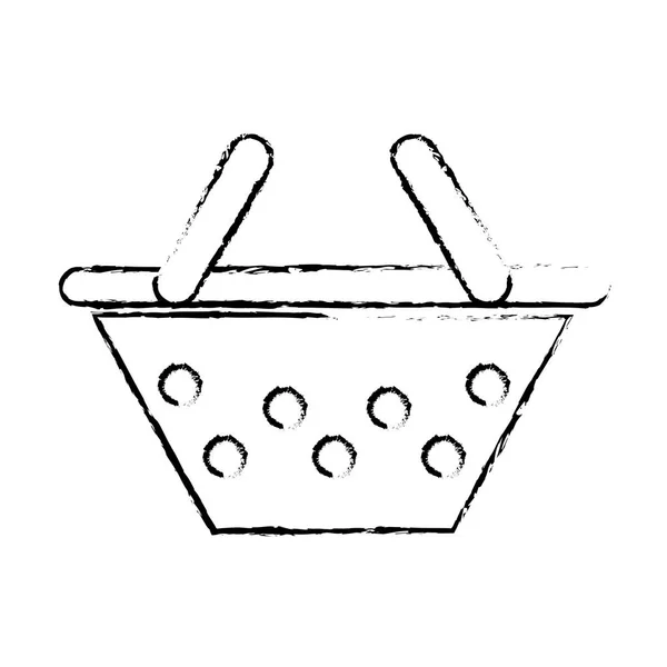 Grunge comércio cesta de compras design para comprar —  Vetores de Stock