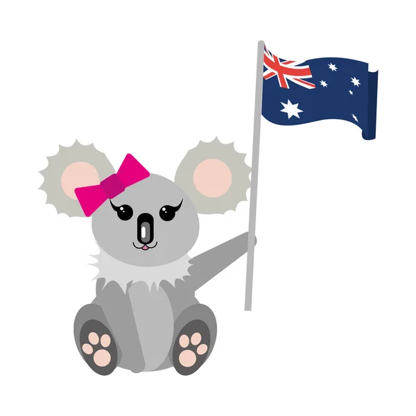 Design koala australien — Image vectorielle