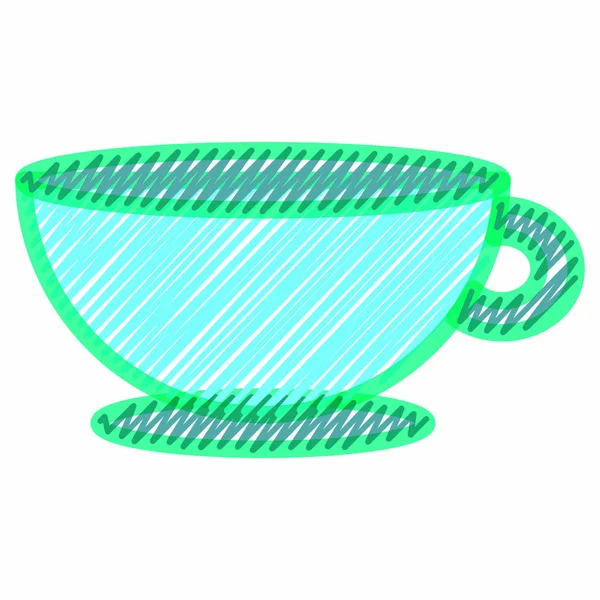 Taza de café diseño — Archivo Imágenes Vectoriales