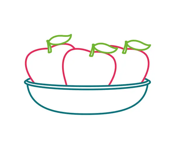 Isolated apple design — Stock Vector