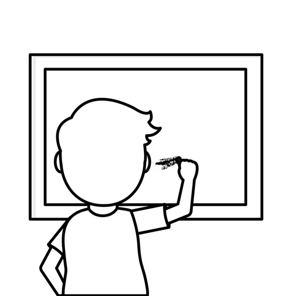 Geïsoleerde schoolbord ontwerp — Stockvector