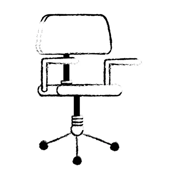 Isolerade stol design — Stock vektor