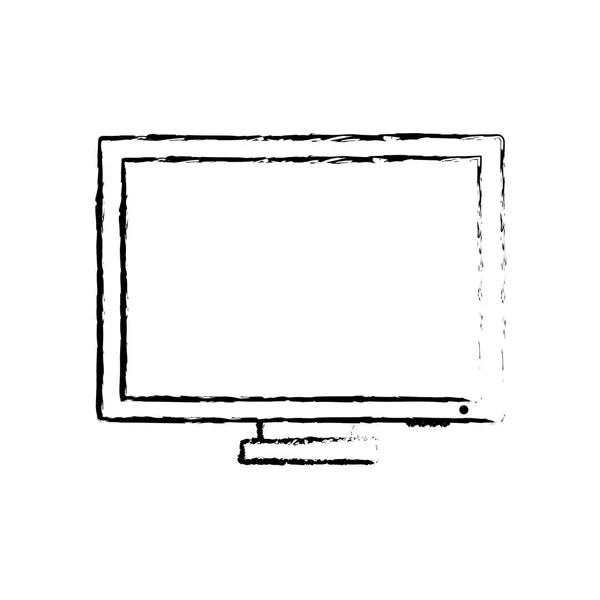 Computer Gadget Dispositivo Tecnologia Tema Design Isolato Illustrazione Vettoriale — Vettoriale Stock