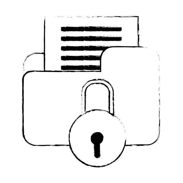 Isolierte Dateigestaltung — Stockvektor