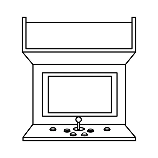 Arcade machine design — Stock Vector