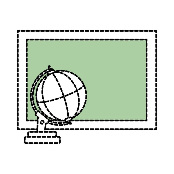 Дизайн изолированной доски — стоковый вектор