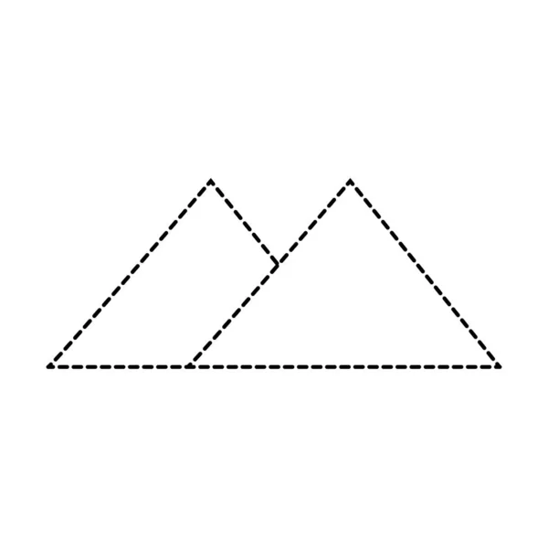 隔离三角形设计 — 图库矢量图片