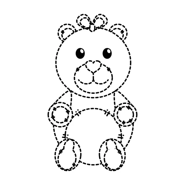 Diseño de oso de peluche — Archivo Imágenes Vectoriales