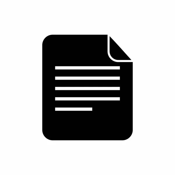 Isolated document design — Stock Vector