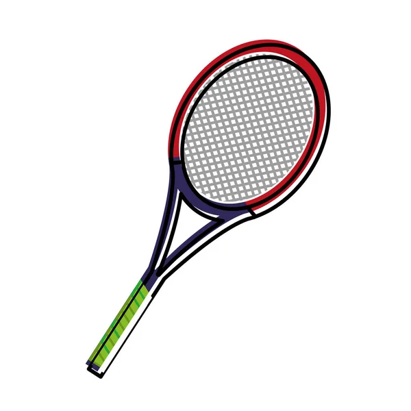 Conception de raquette de tennis — Image vectorielle