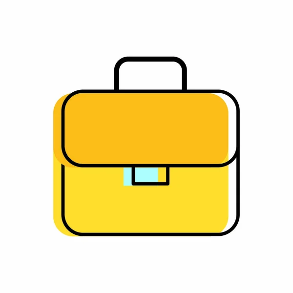 Conception de valise isolée — Image vectorielle