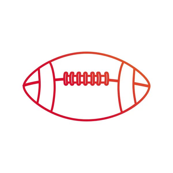 Американський Футбол Спорт Конкуренції Гра Тема Ізольованих Дизайн Векторні Ілюстрації — стоковий вектор