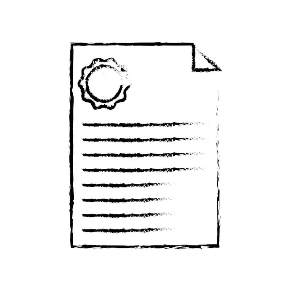Carta grunge documento business con etichetta adesiva — Vettoriale Stock
