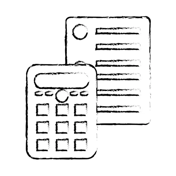 Kalkulator na białym tle — Wektor stockowy