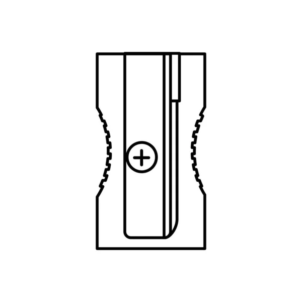 Diseño del afilador aislado — Vector de stock