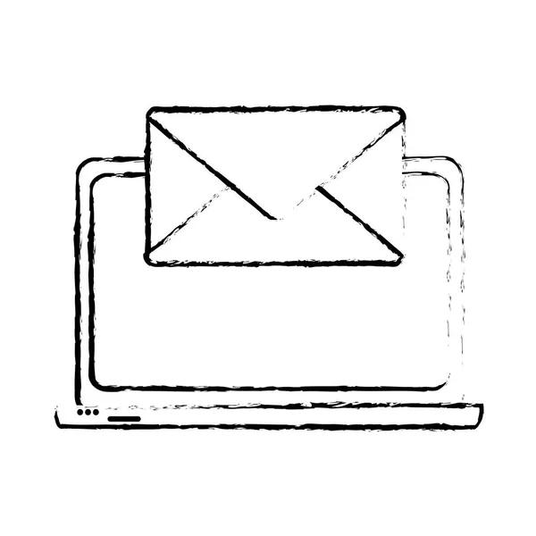 Дизайн изолированных ноутбуков — стоковый вектор