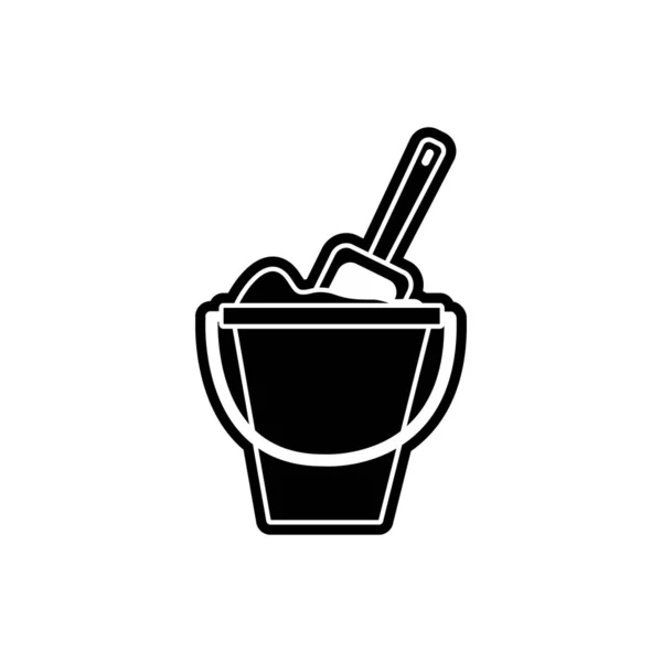 Diseño de sanbucket aislado — Vector de stock