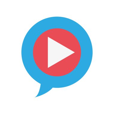 renkli sohbet kabarcık ekran ile oyun video