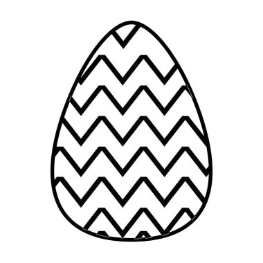 Anahat kutlama için rakamlar dekorasyonu ile Paskalya yortusu yumurta