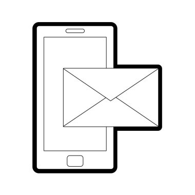 satır smartphone teknoloji ile metin mektup mesaj