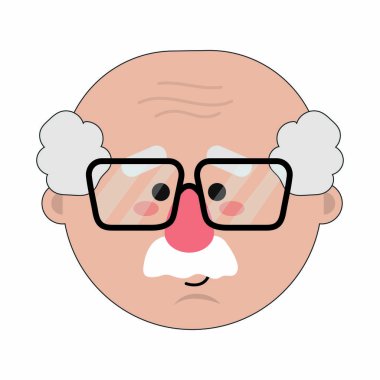 Büyükbaba çizgi film tasarımı