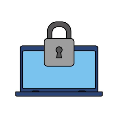 İzole laptop tasarım