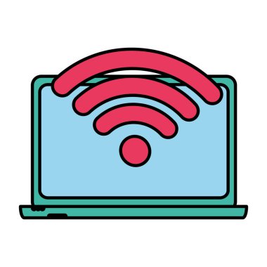 İzole laptop tasarım