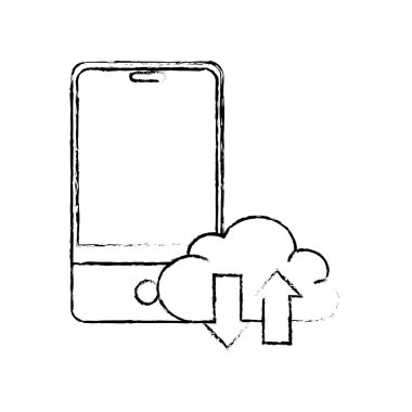 İzole smartphone tasarım