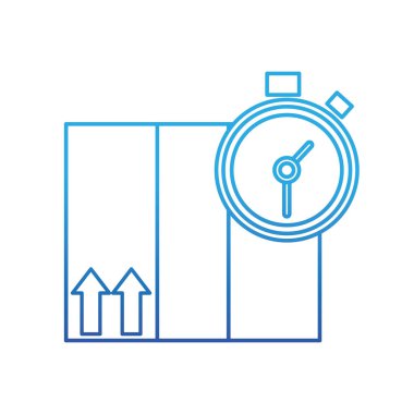 bozulmuş hat teslimi paket servisi Chronometre nesne ile