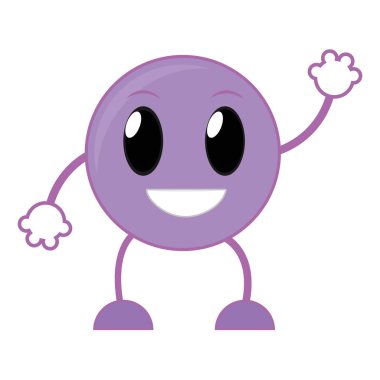 kolları ve bacakları ile memnun emoji ifade