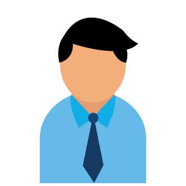 İzole iş adamı tasarım