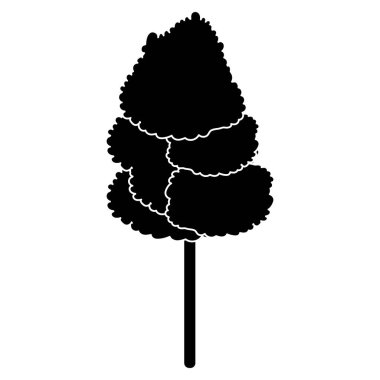 İzole ağacı tasarım